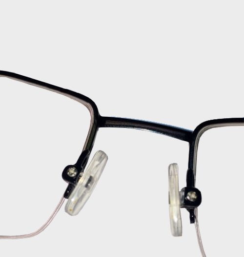 clubmaster glasses without nose pads